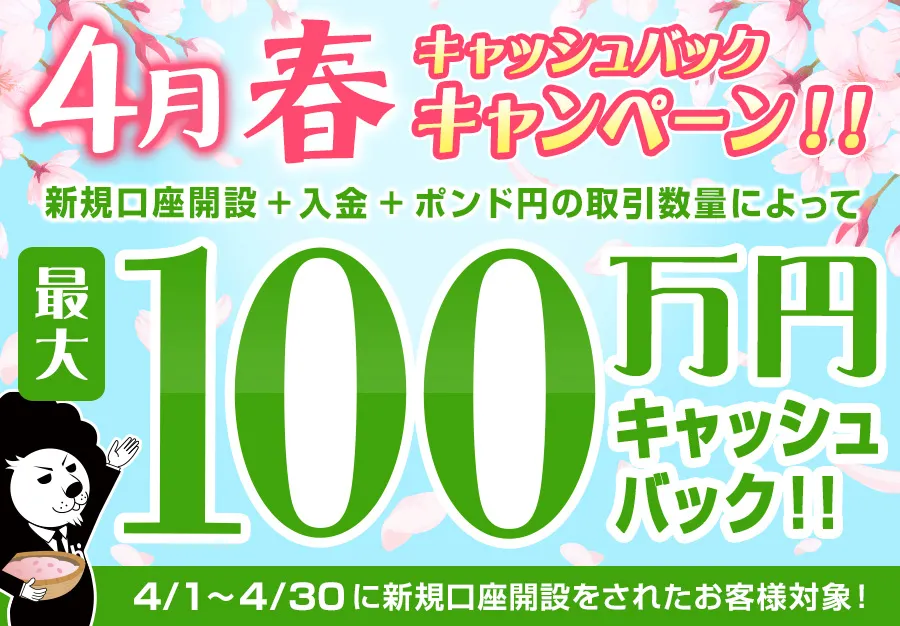 LION FX4月キャンペーンバナー