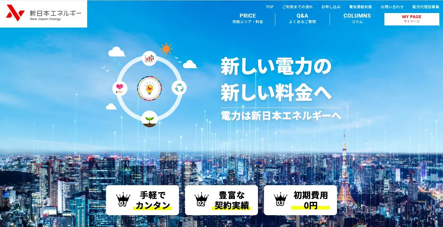 新日本エネルギートップ