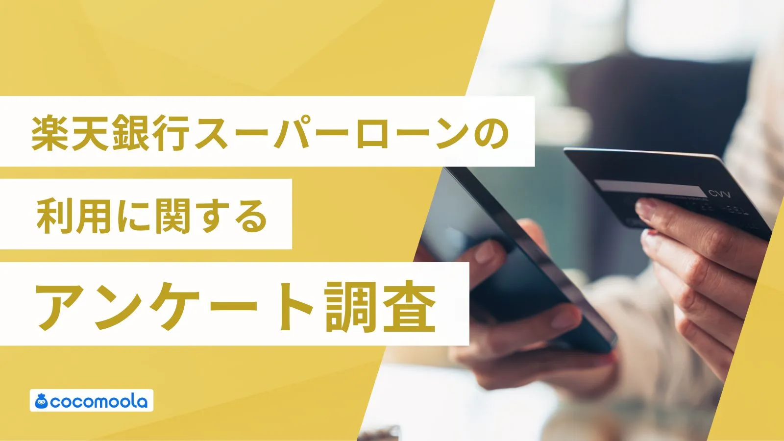 楽天銀行スーパーローンに関するアンケート調査