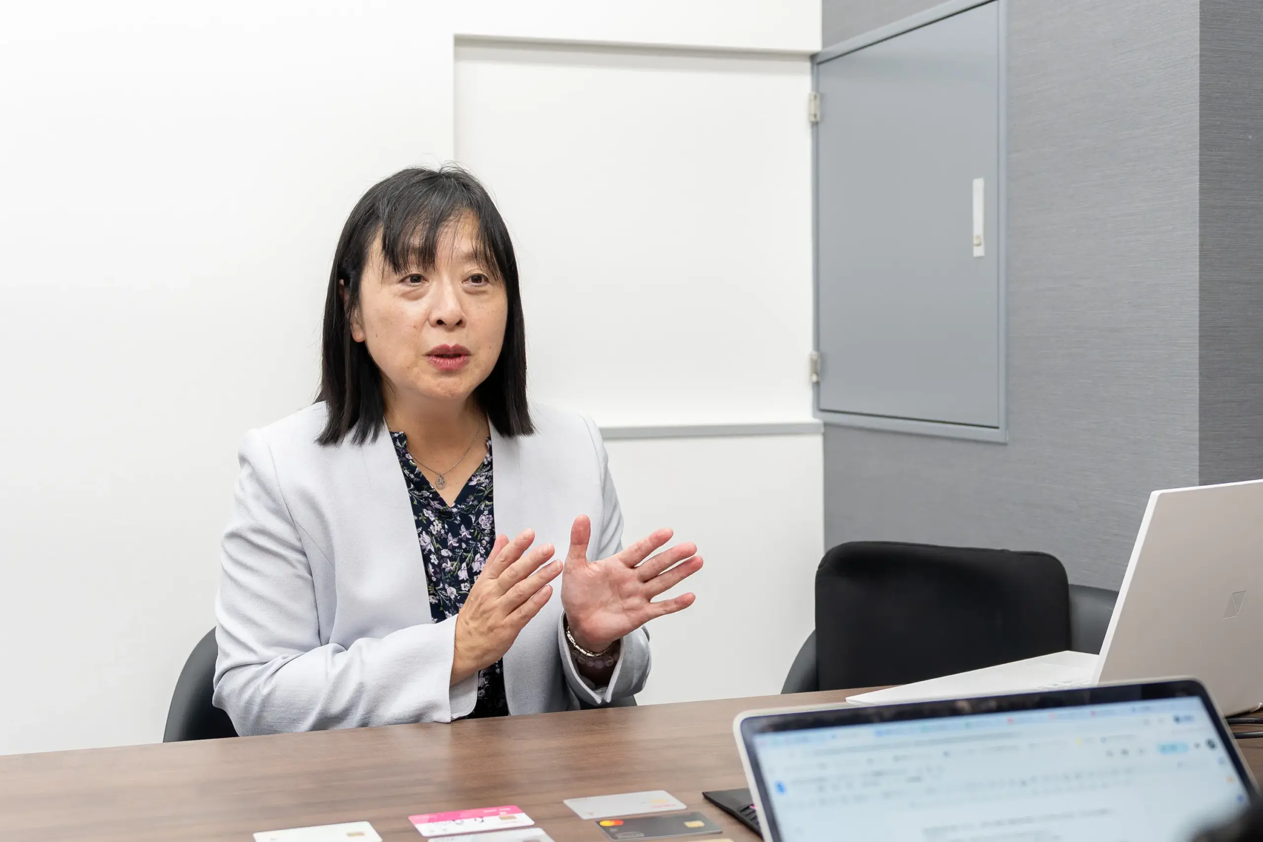 山内さんインタビュー風景