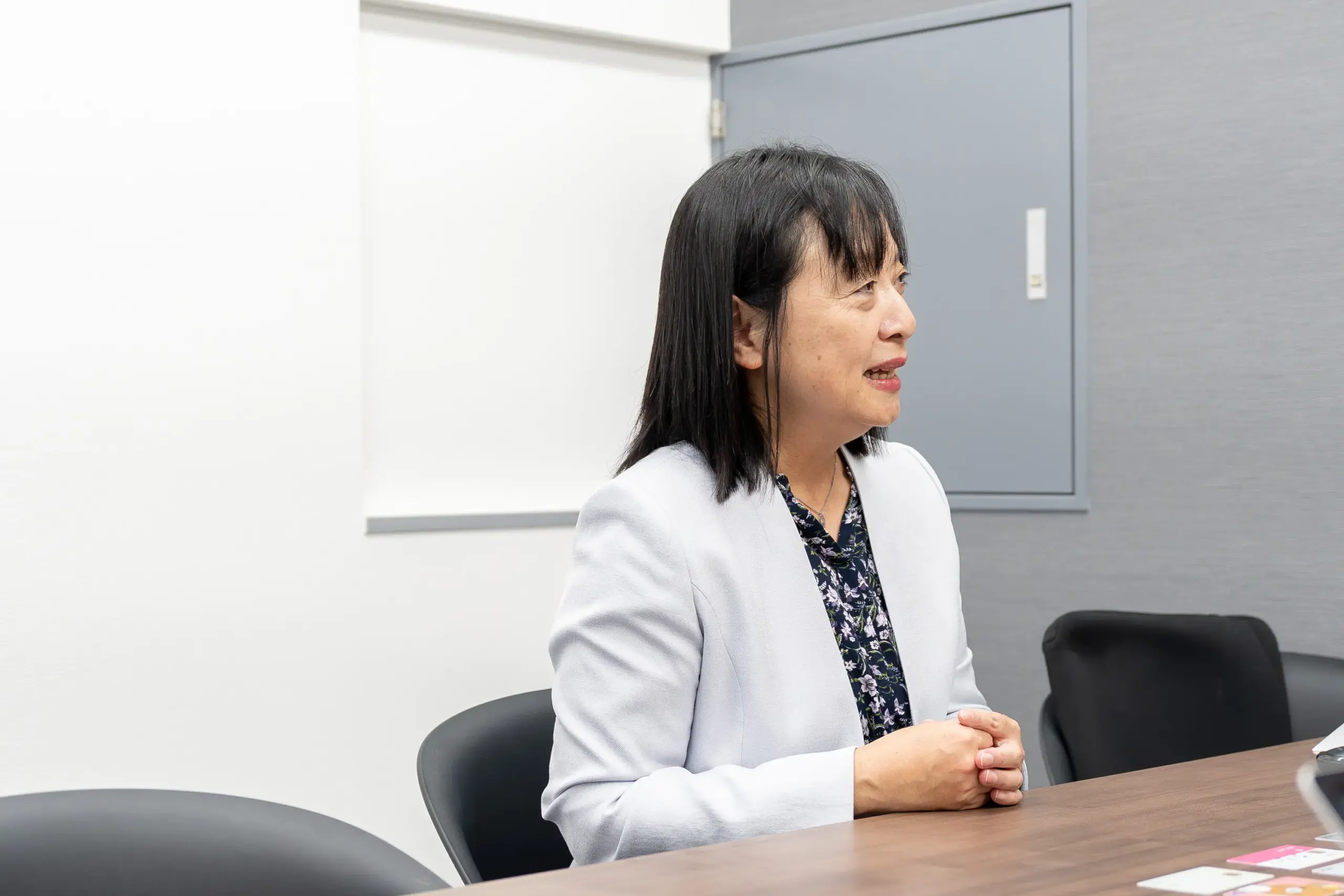 山内さんインタビュー風景